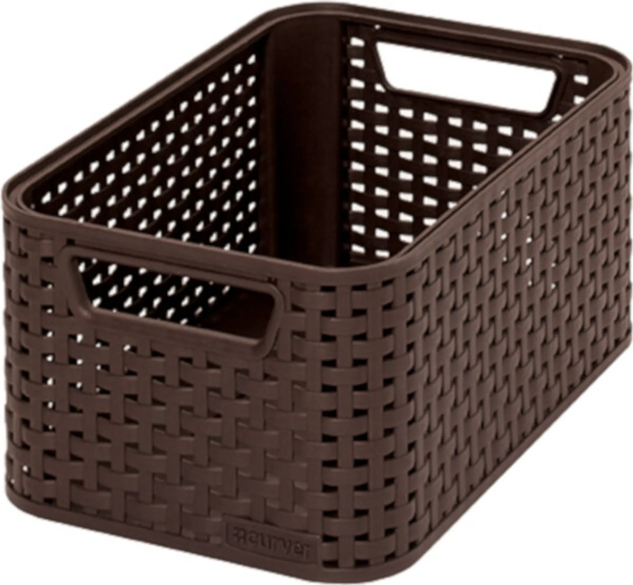 Curver Style S Aufbewahrungskorb Rattan Braun Curver Style S Aufbewahrungskorb Rattan Braun