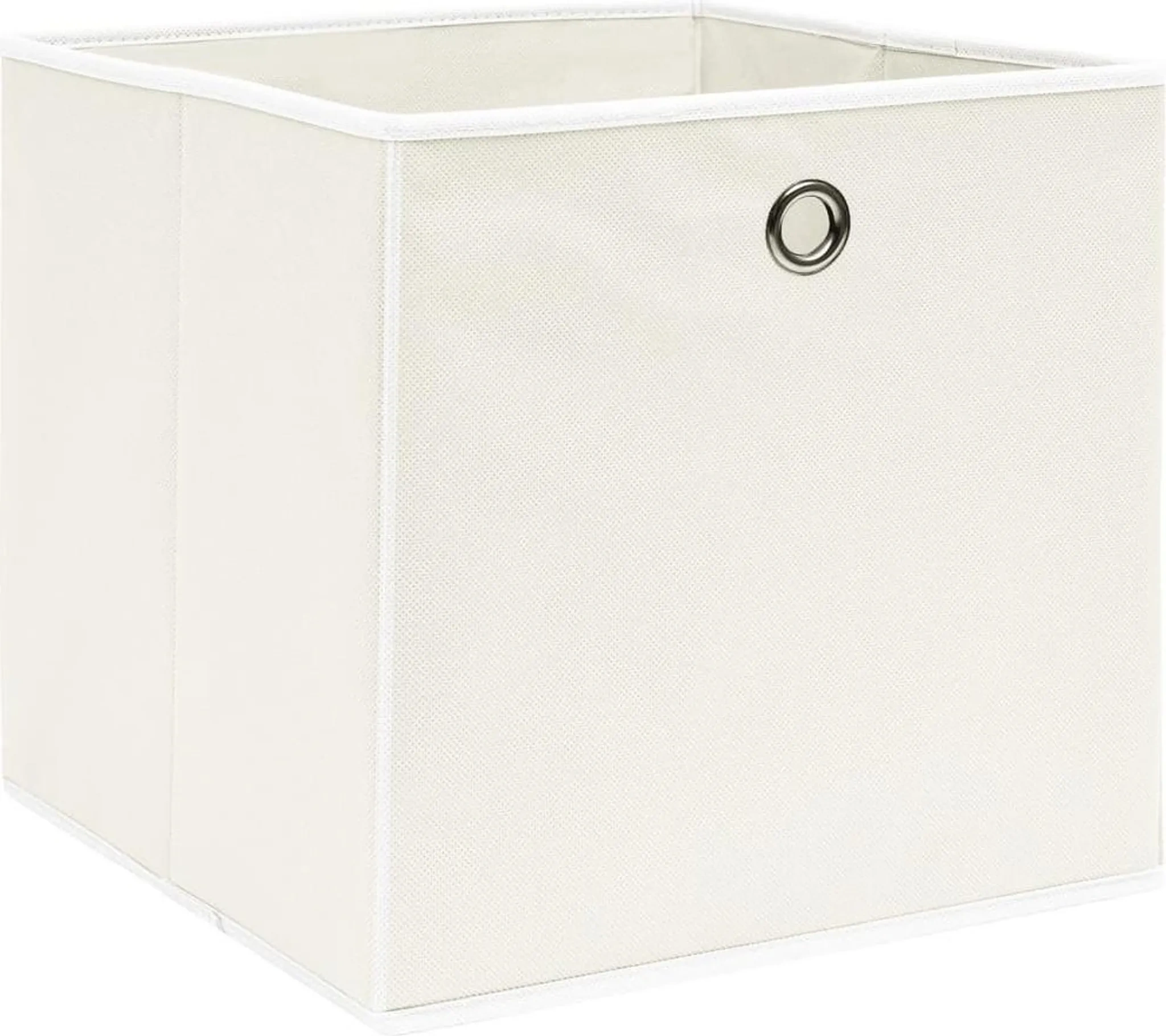 vidaXL Aufbewahrungsboxen 4 Stk. | Weiß | 32 × 32 × 32 cm | Stoff