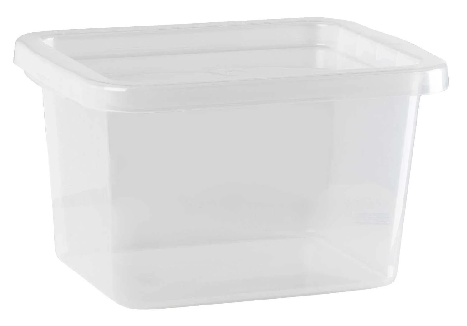 PLAST TEAM Aufbewahrungsbox CAESAR transparent 33x25 cm stapelbar
