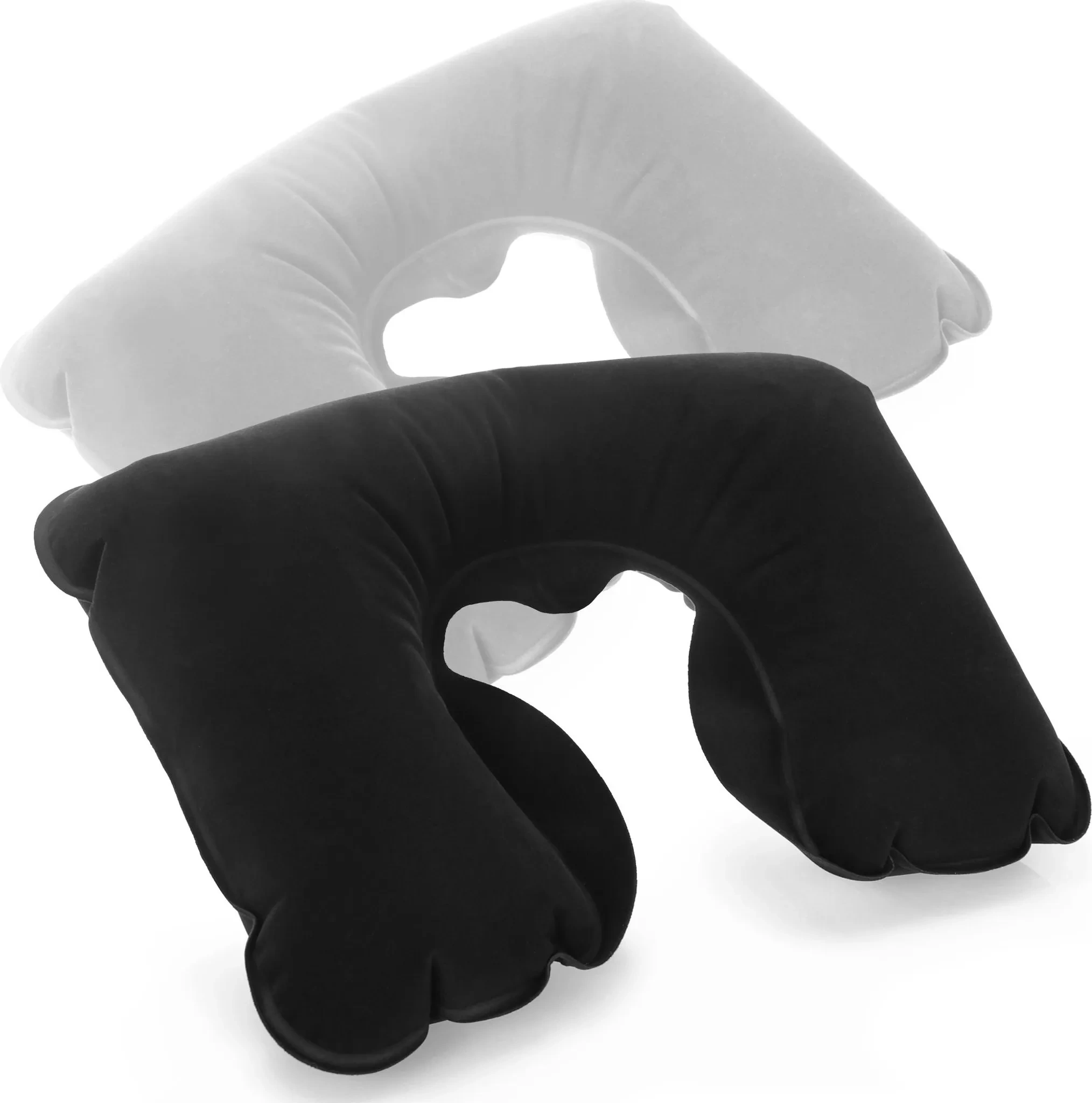 com-four® 2x Aufblasbares Nackenstützkissen – Praktisches Nackenhörnchen zum Aufpusten – Ideales Reisekissen für unterwegs com-four® 2x Aufblasbares Nackenstützkissen – Praktisches Nackenhörnchen zum Aufpusten – Ideales Reisekissen für unterwegs