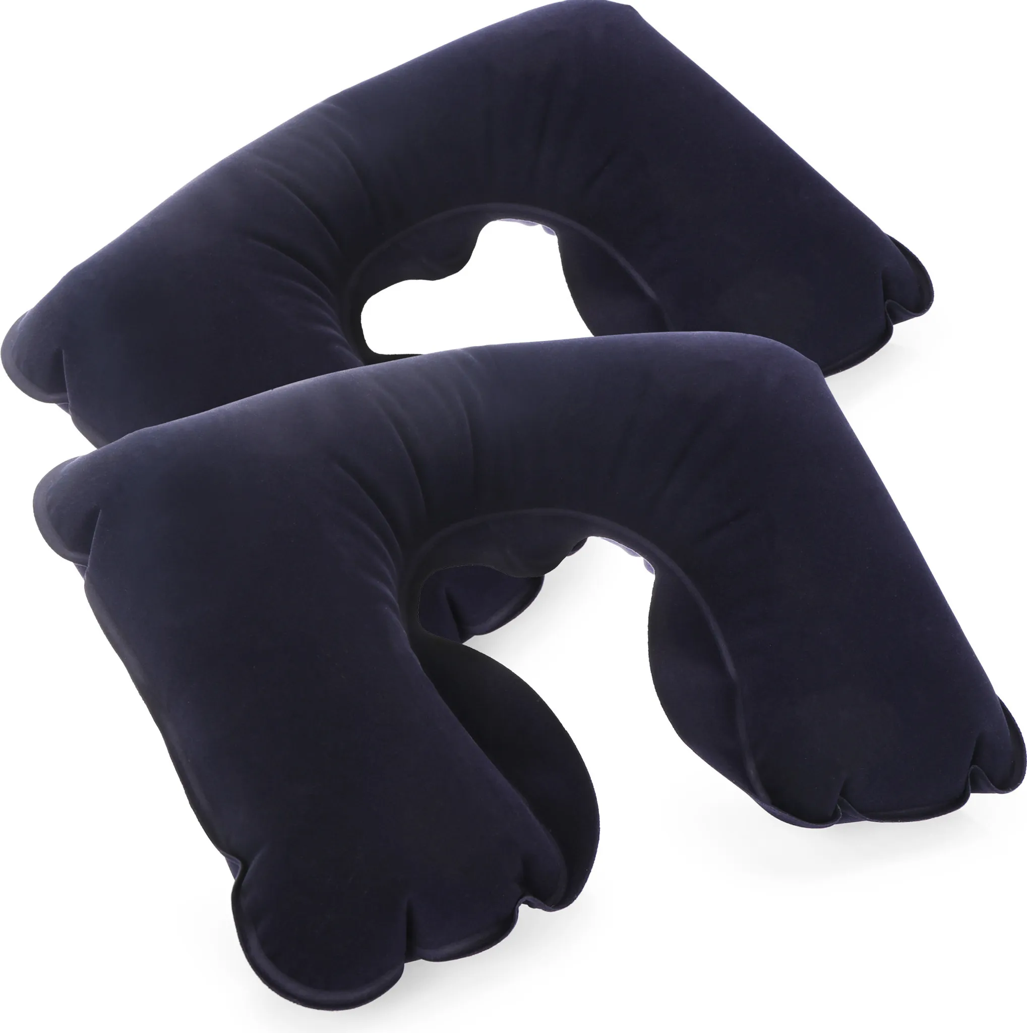 com-four® 2x Aufblasbares Nackenstützkissen – Praktisches Nackenhörnchen zum Aufpusten – Ideales Reisekissen für unterwegs com-four® 2x Aufblasbares Nackenstützkissen – Praktisches Nackenhörnchen zum Aufpusten – Ideales Reisekissen für unterwegs