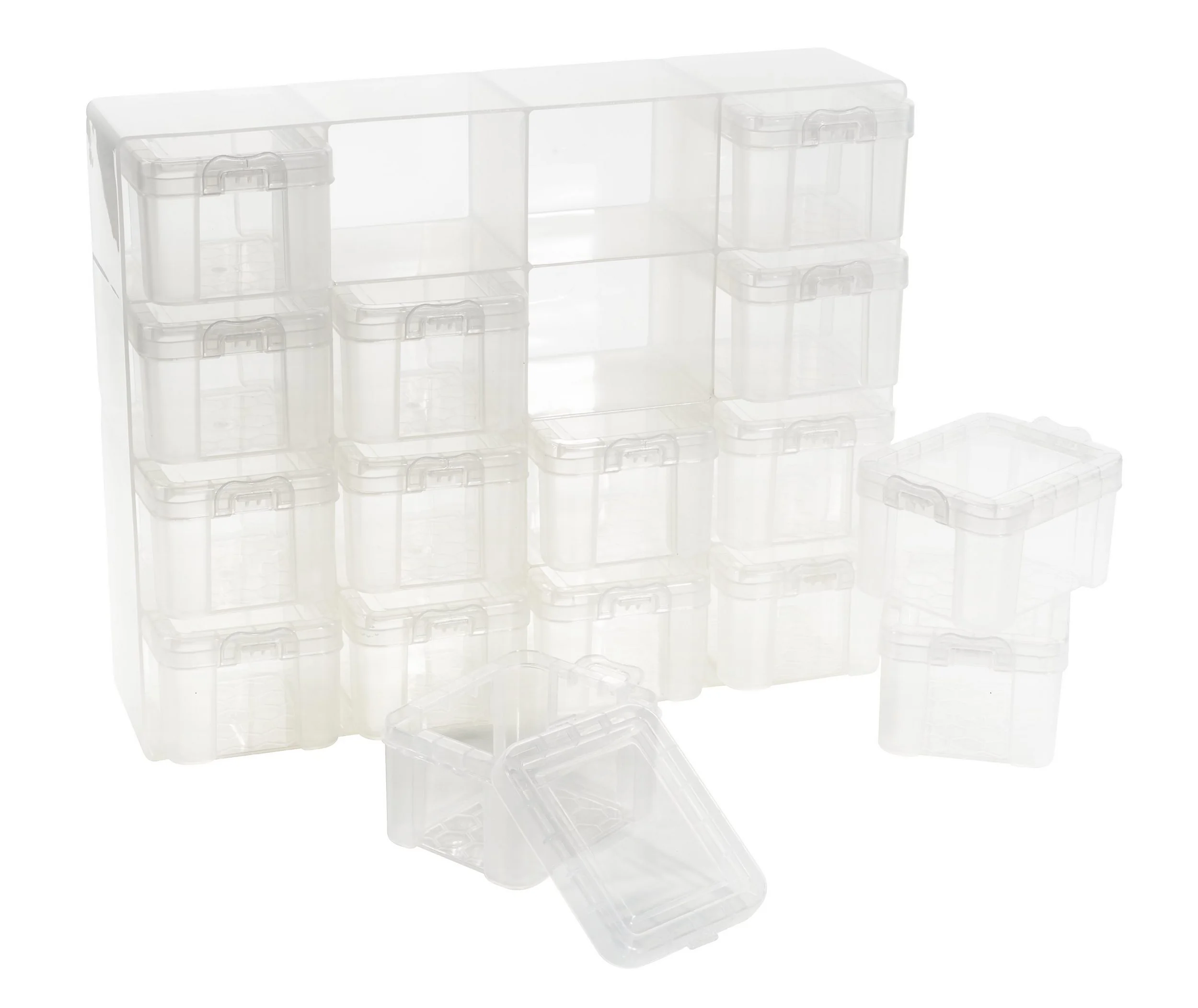 VBS Aufbewahrungsbox 33 Teile Set Sortierbox für Bastelbedarf