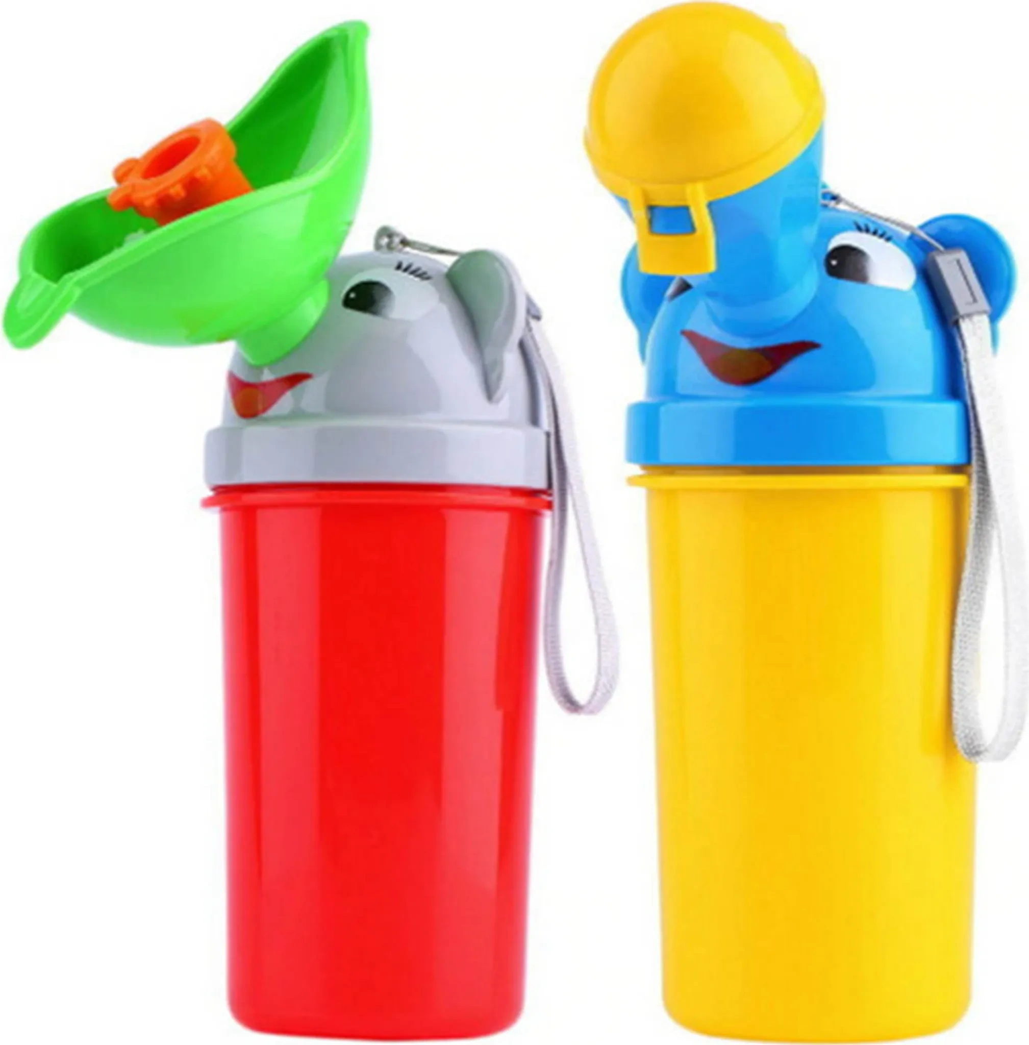 2er-Set Kinder Auto-Töpfchen – Tragbares Urinal für Jungen & Mädchen 2er-Set Kinder Auto-Töpfchen – Tragbares Urinal für Jungen & Mädchen